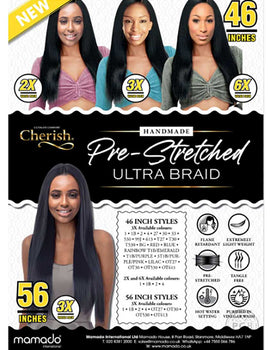 Colour 30 Cherish Syn 3X Pre Stretched Ultra Braid 46 inches