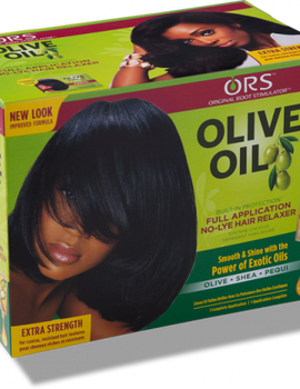 Olive Oil Full Application No-Lye Relaxer Kit - Extra Strength,