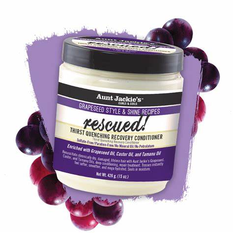 Aunt Jackie's Grapeseed Style Rescued! Thirst Quenching Recovery Conditioner