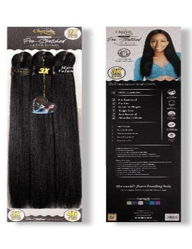 Colour T1B/EMERALD  Cherish Syn 3X Pre Stretched Ultra Braid 46 inches