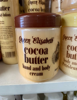 Queen Elizabeth Cocoa Butter Hand & Body Cream