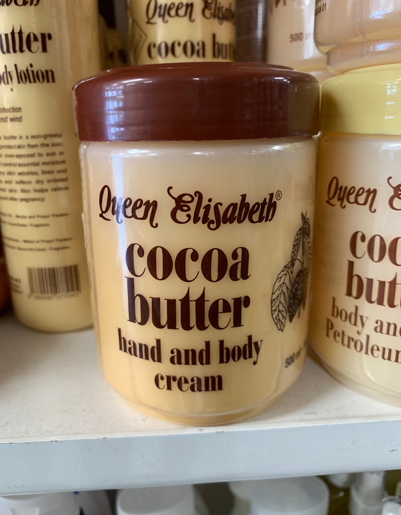 Queen Elizabeth Cocoa Butter Hand & Body Cream