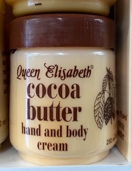 Queen elisabeth cocoa butter hand and body craem
