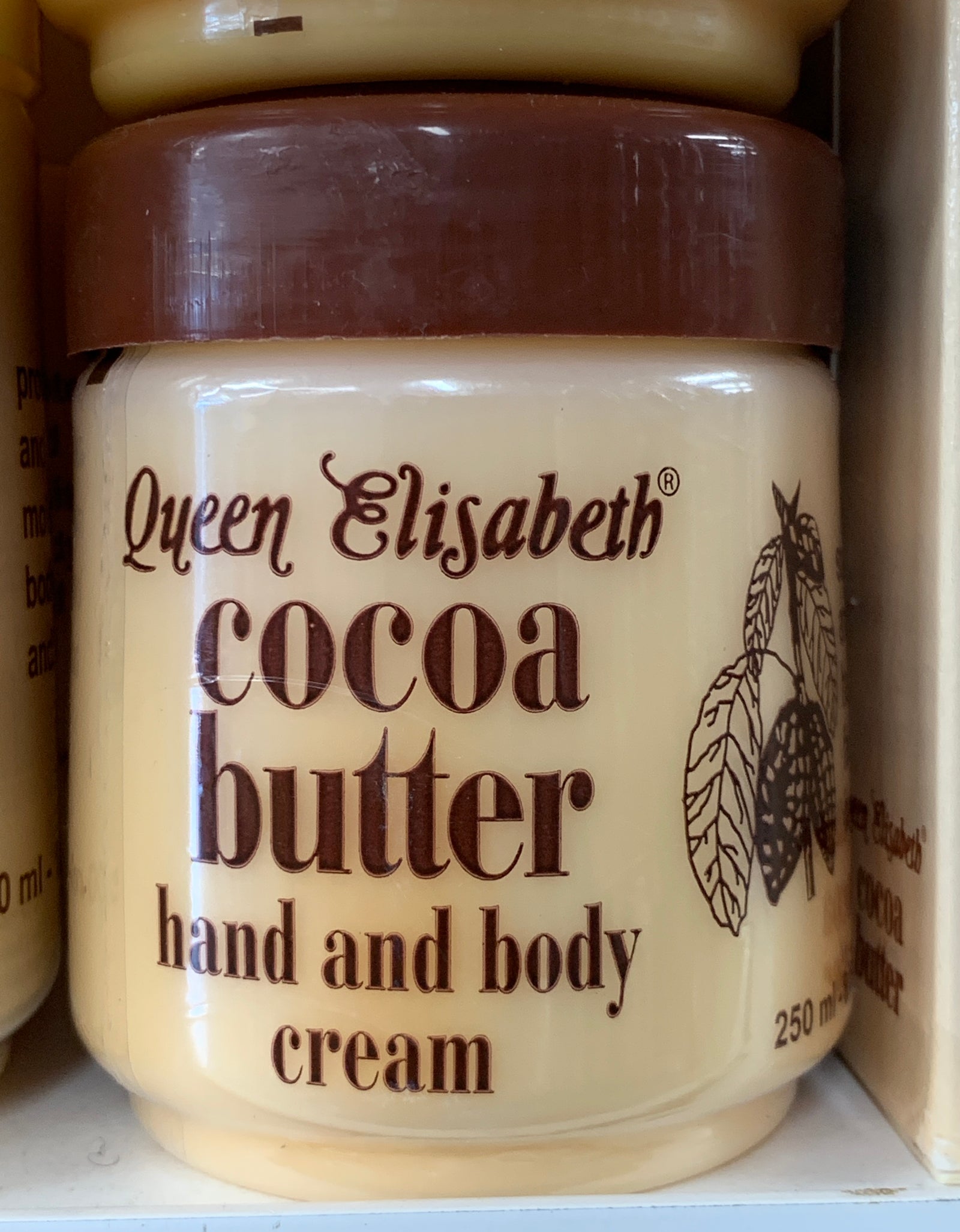 Queen elisabeth cocoa butter hand and body craem
