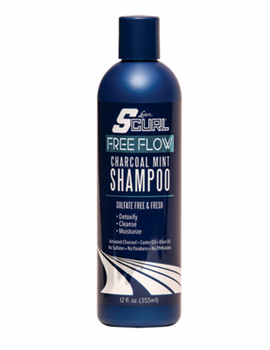 Luster's S-Curl Free Flow Charcoal Mint Shampoo