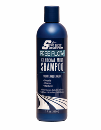 Luster's S-Curl Free Flow Charcoal Mint Shampoo
